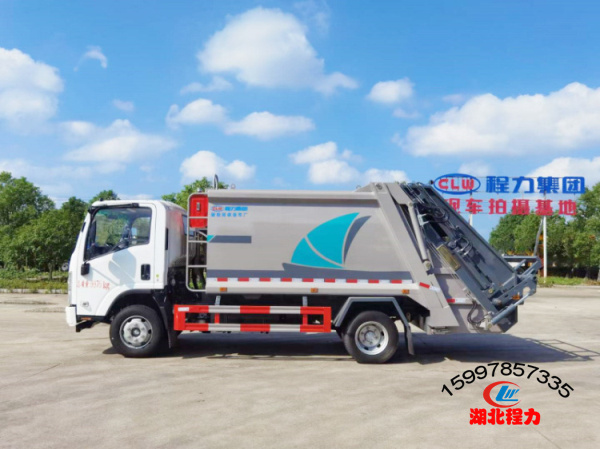 庆铃铃咖压缩式垃圾车 庆铃铃咖压缩式垃圾车