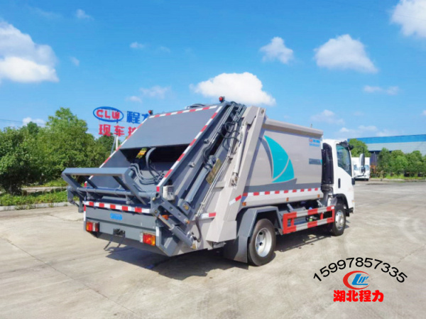 庆铃铃咖压缩式垃圾车 庆铃铃咖压缩式垃圾车