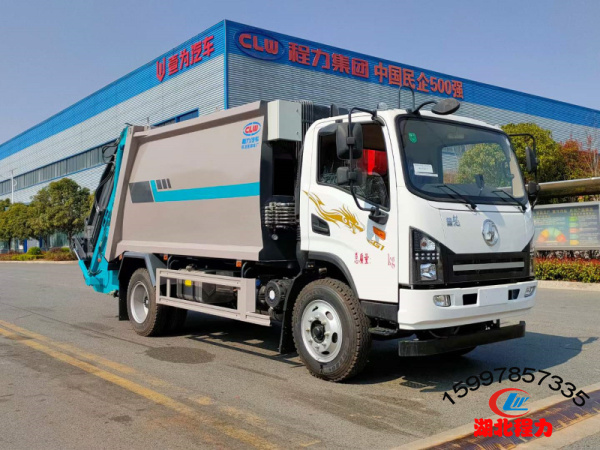 陕汽小德龙12方压缩式垃圾车 陕汽小德龙12方压缩式垃圾车